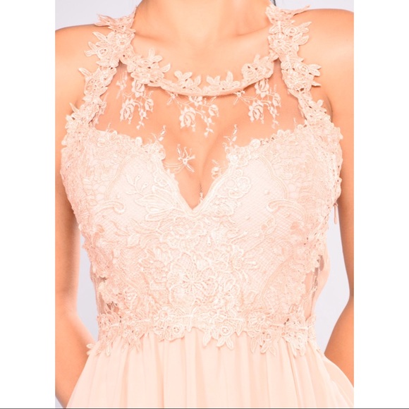 🆕 Fashion Nova Taupe L Maxi Dress w/ tags! - Picture 6 of 9